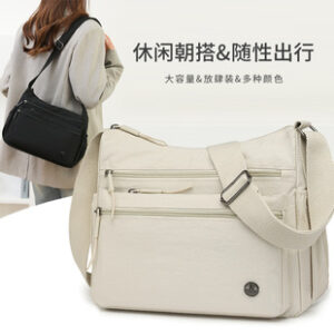 2025春季新款大容量女士休闲包轻便尼龙包跨境风潮单肩斜挎包女包