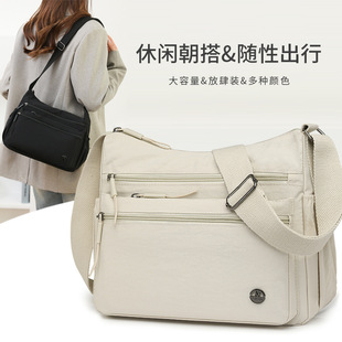 2025春季新款大容量女士休闲包轻便尼龙包跨境风潮单肩斜挎包女包