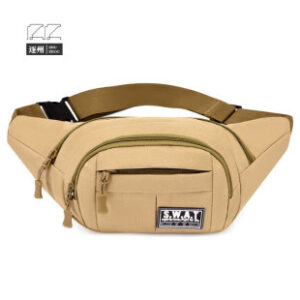 迷彩户外野战登山腰包百搭时尚潮流单肩腰包跑步运动骑行斜挎包包