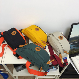 网红批发胸包男大容量斜挎包户外运动潮牌腰包尼龙百搭单肩包潮包