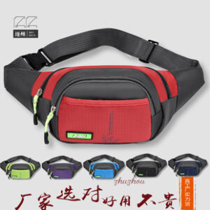男女士运动跑步情侣斜挎防水腰包骑行健身贴身手机包潮流时尚胸包