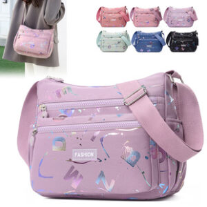 女士斜挎包包女2024新款女小众高级感大容量单肩包多功能妈咪包潮