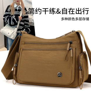 新款旅行包包时尚斜挎包女尼龙大容量旅游单肩挎包上班通勤女包