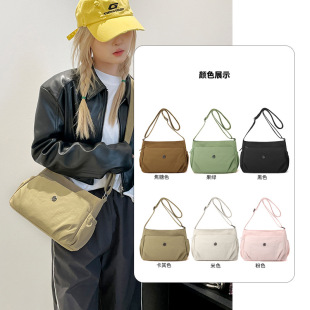 新款热卖尼龙布户外妈咪包大容量单肩斜挎包休闲百搭女士背包箱包