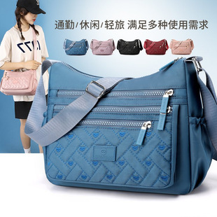 跨境新款韩版时尚单肩包女士休闲百搭斜挎包外出运动大容量妈妈包
